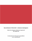 Cahier des charges architectural approuvé « NE VARIETUR »